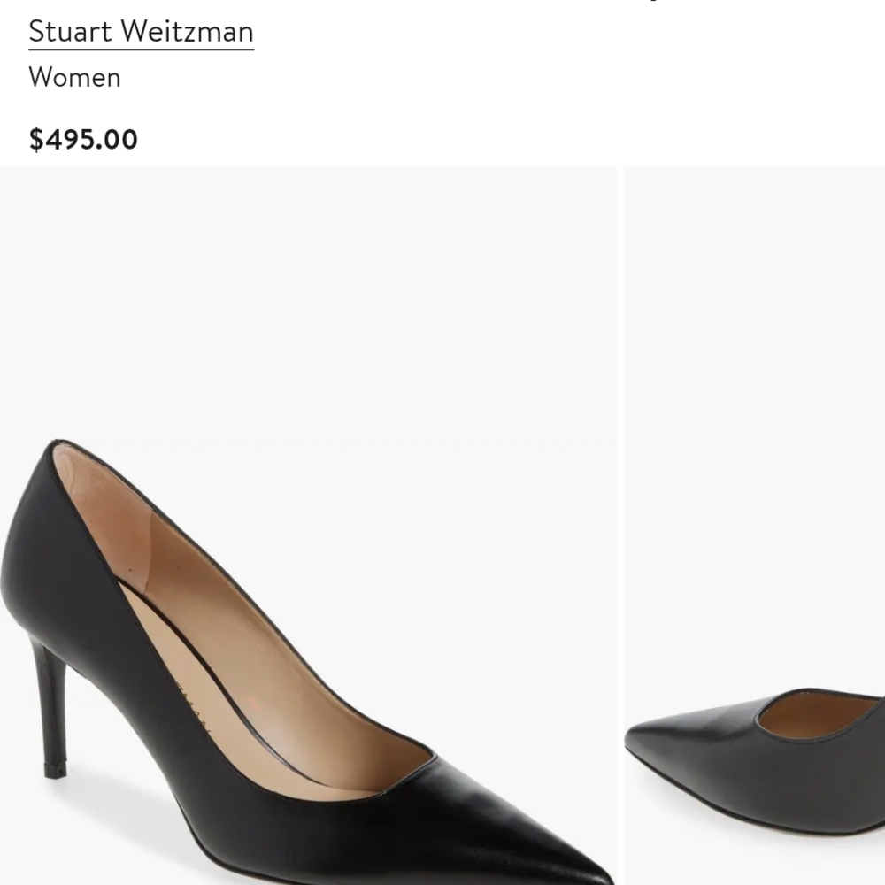 Stuart Weitzman Black Women's Heels